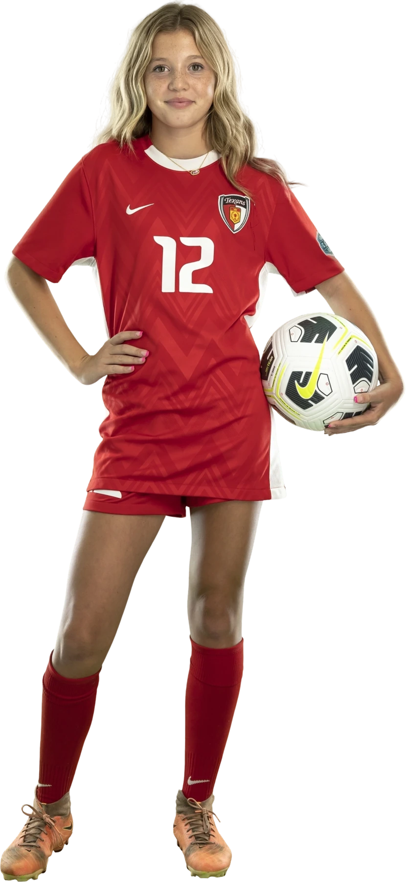 Shiah Webber with the ball